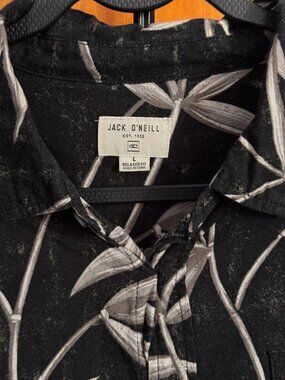 Jack O'Neill Black Floral Relaxed Fit Shirt